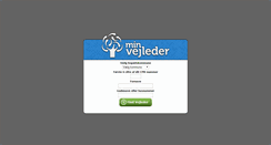 Desktop Screenshot of minvejleder.dk